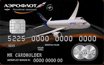  MasterCard lack Edition Aeroflot World MasterCard Black Edition Card   