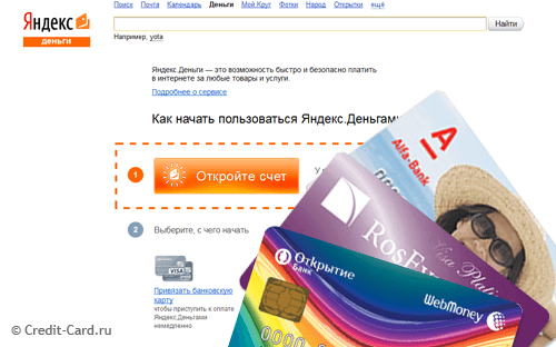 Яндекс деньги и банковские карты