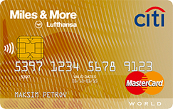  MasterCard World Miles & More Premium 